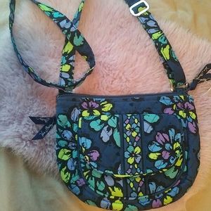 Floral Cross Body Vera Bradley 5 Compartments